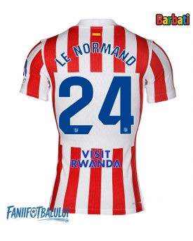Atletico Madrid Robin Le Normand #24 Tricou Fotbal Replică 2025-26 Barbati Acasa
